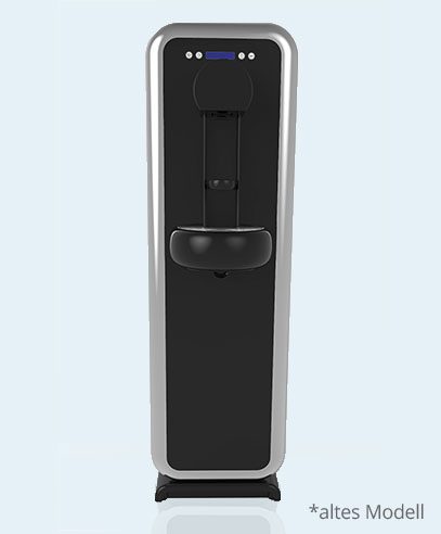 Der Spaqa® iQ Tower Wasserspender mit Festwasseranschluss von