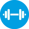 Fitnessstudio Ein Symbol von Hanteln, das für Fitness oder Sporteinrichtungen steht. Jakob Wassertechnik bietet innovative Wasserspenderlösungen für Unternehmen, die auf Qualität und Nachhaltigkeit setzen.