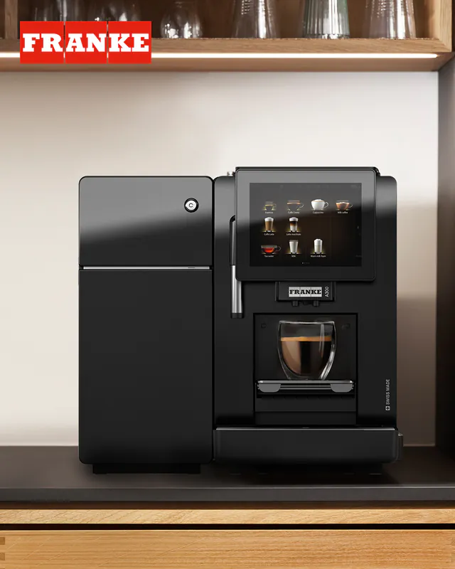 Franke gehört zu den weltweit führenden Herstellern professioneller Kaffeevollautomaten.